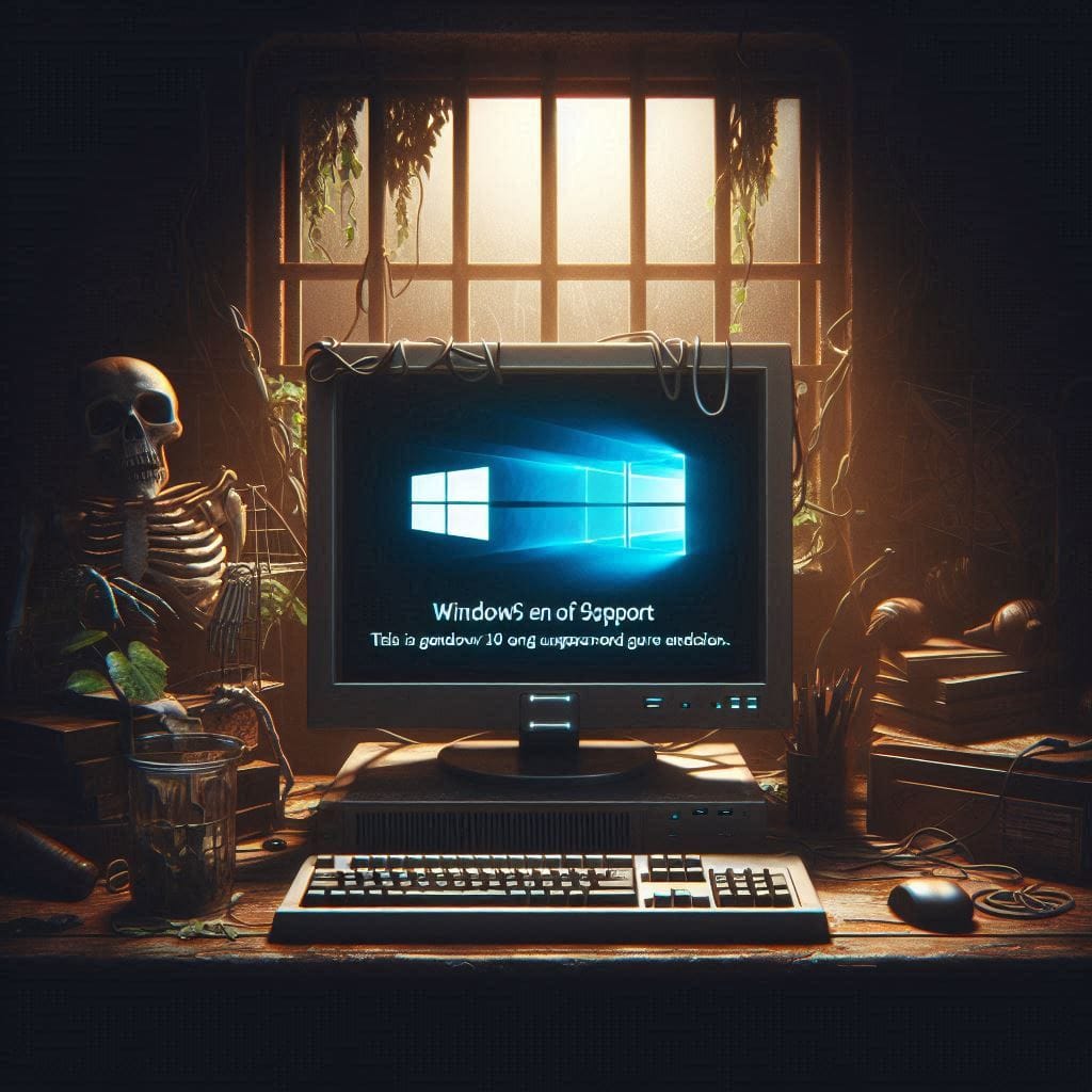 fim do suporte Windows 10